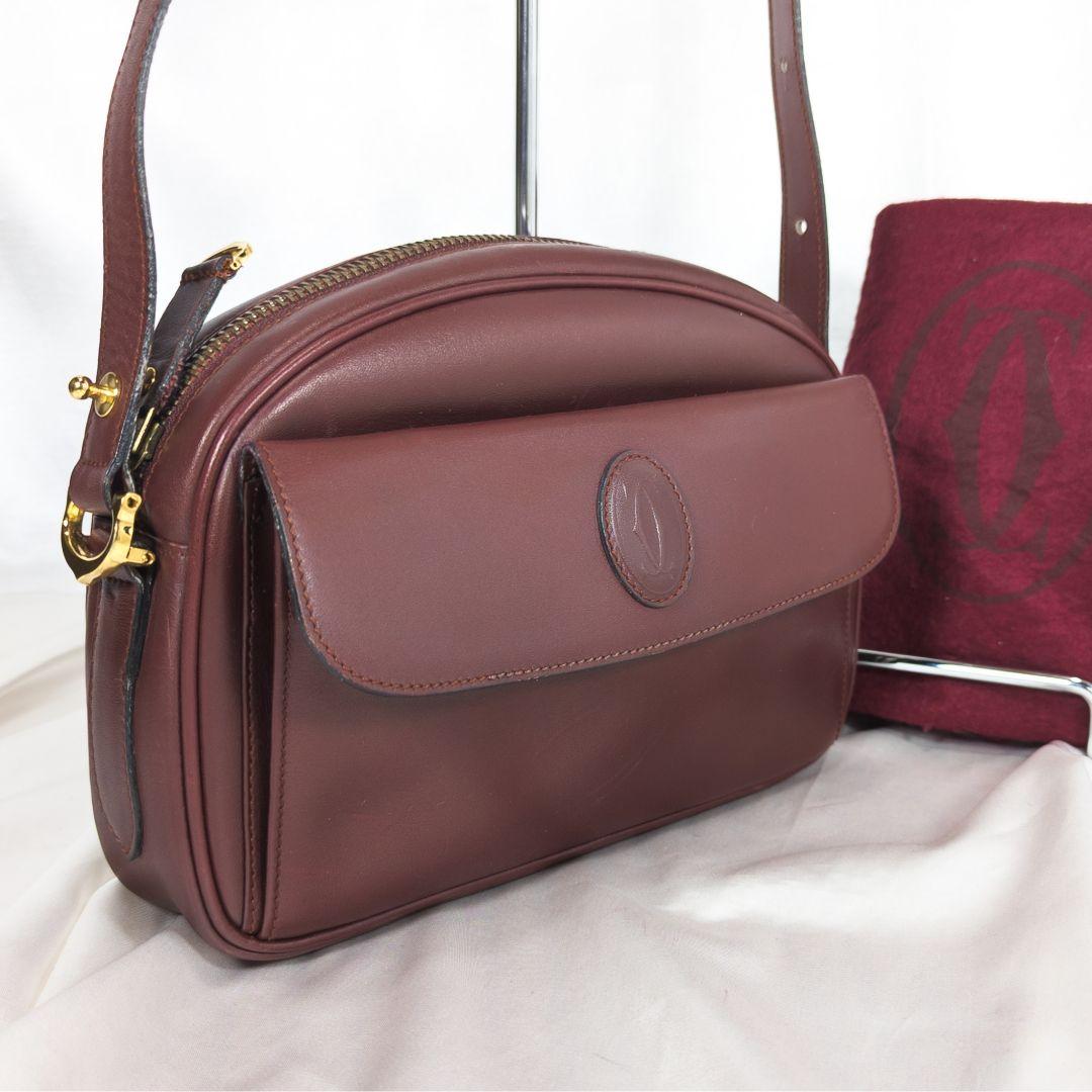 Cartier カルティエ マストライン ショルダーバッグ 保存袋付き