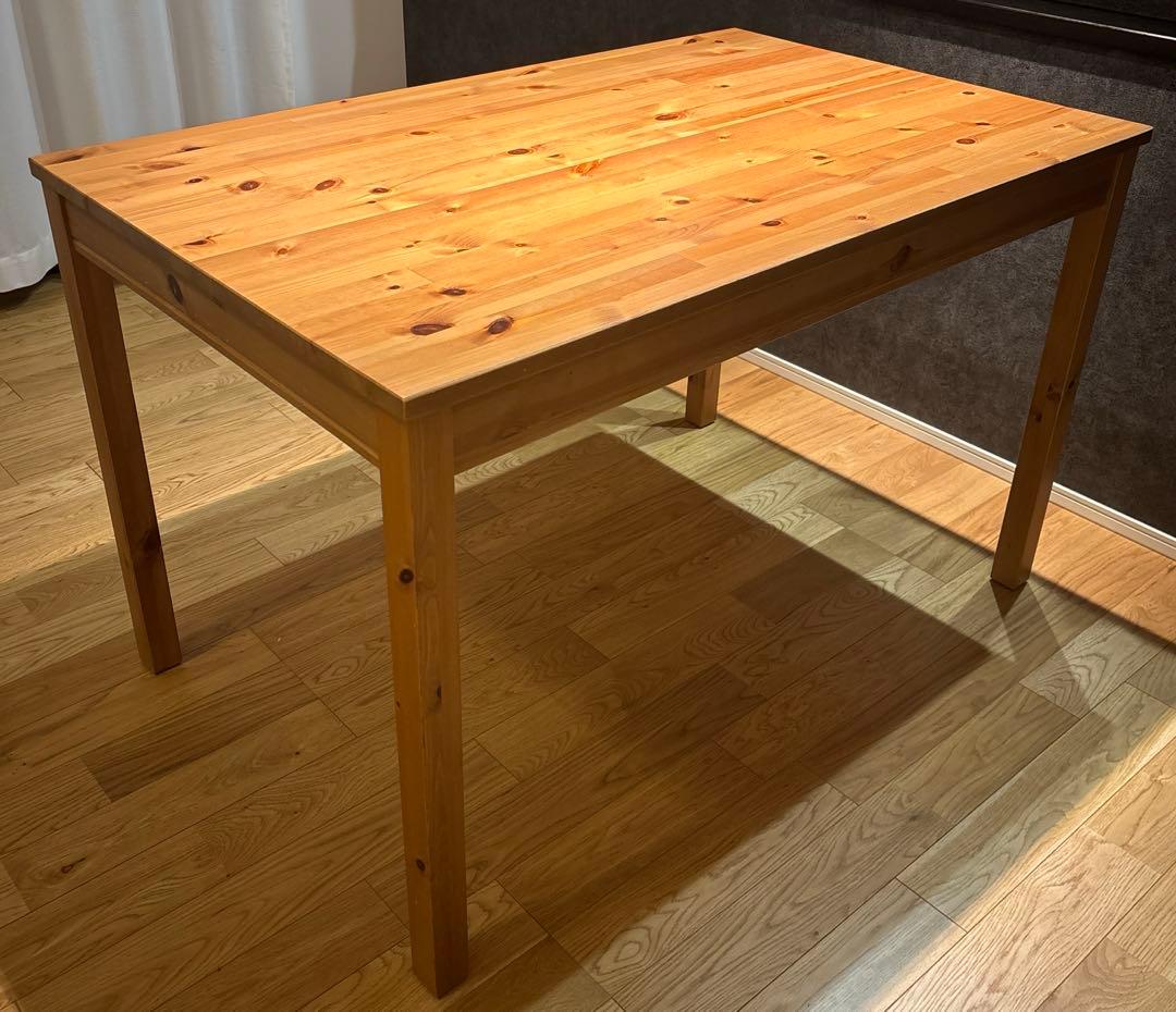 【お萩】IKEA ヨックモック　ダイニングテーブル＋椅子2脚