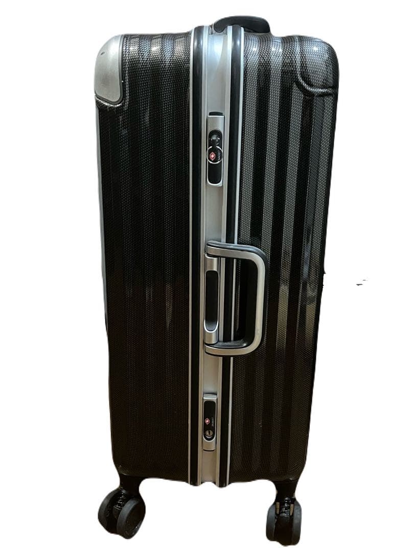 スーツケース 59L フレームタイプABS＋ポリカーポネイト 大容量 鍵2本付き