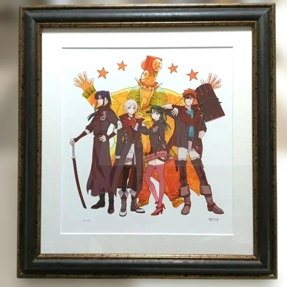 D.Gray-man 星野桂の世界展 直筆サイン入り 複製原画 Dグレ