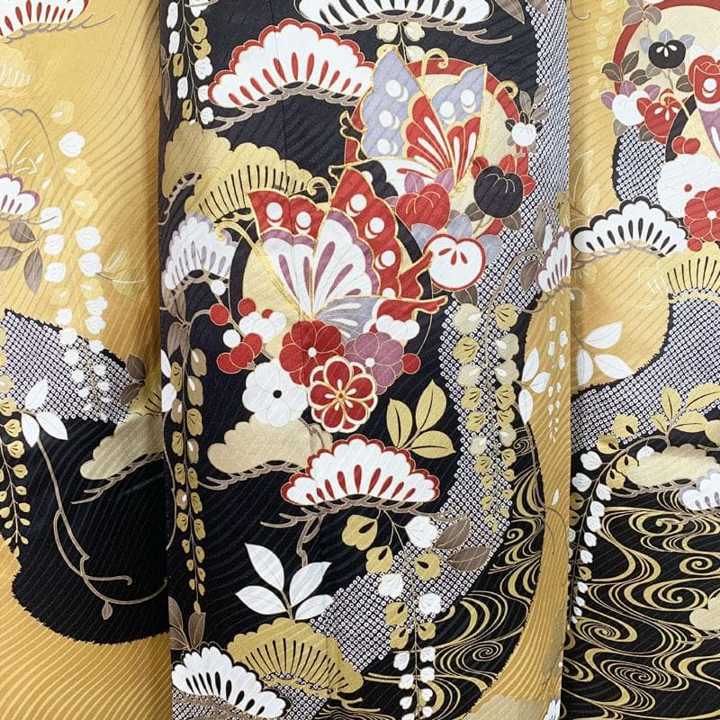 504z12,408y2,小物類,503uu5,レース半衿☆振袖 金駒刺繍