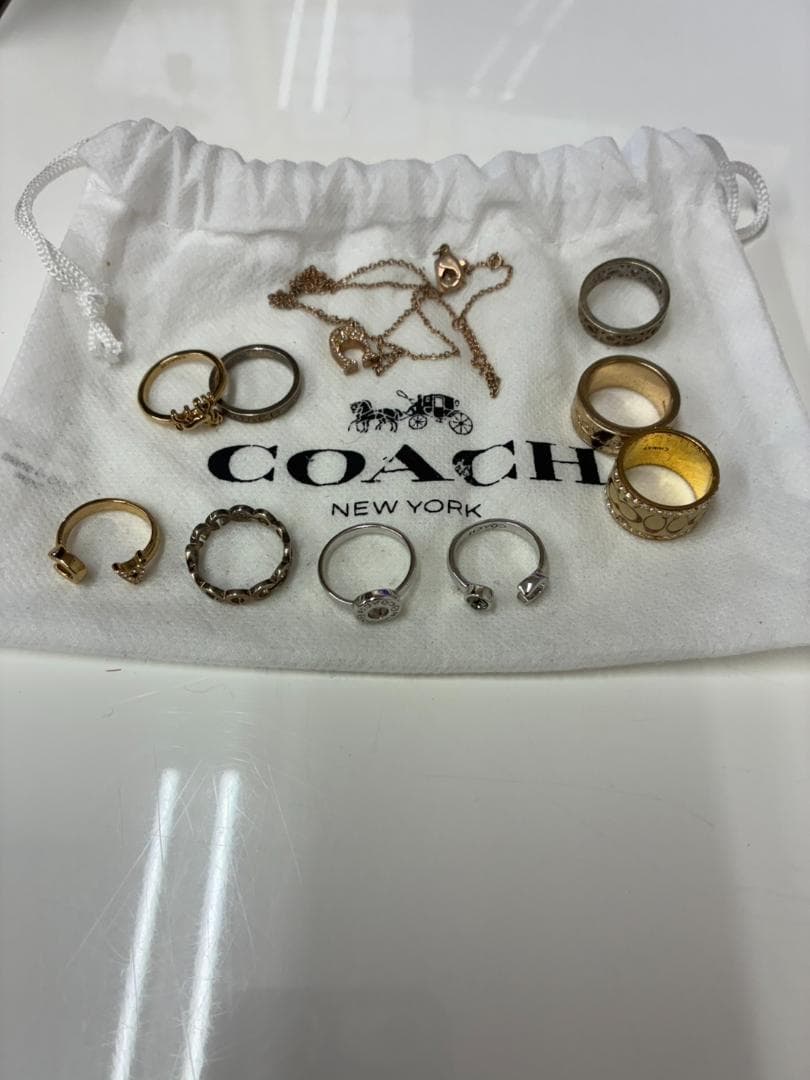 p*ー様 ま*な様 ★COACH リングセット ゴールド シルバー ネックレスま