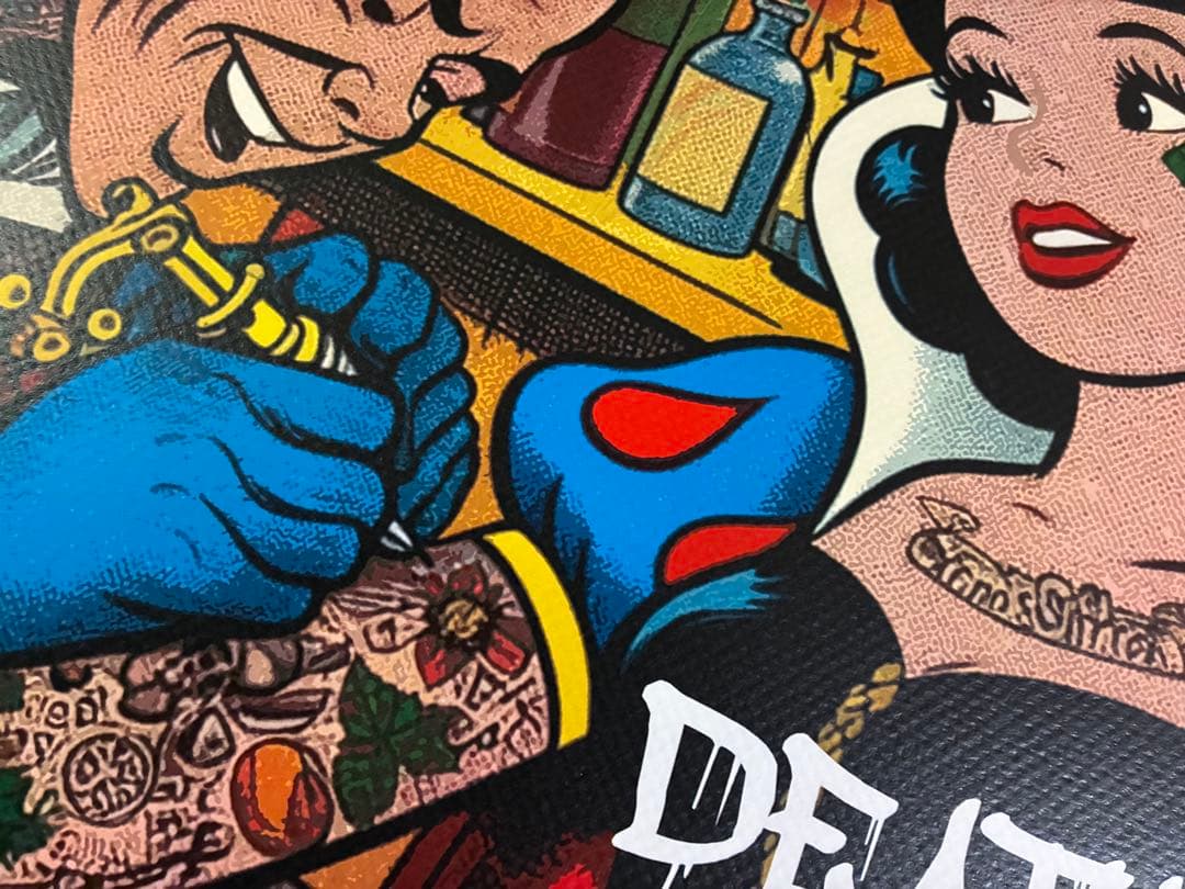 ✴︎世界限定100枚✴︎ DEATH NYC 現代アート ポスター GIR03