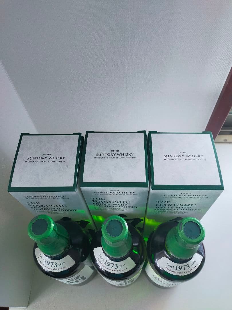 【箱付・未開封】シングルモルトウイスキー白州　700ml✖3＆山崎のソーダ3本
