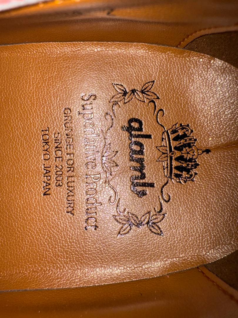 glamb モカシン ブラック/レッド