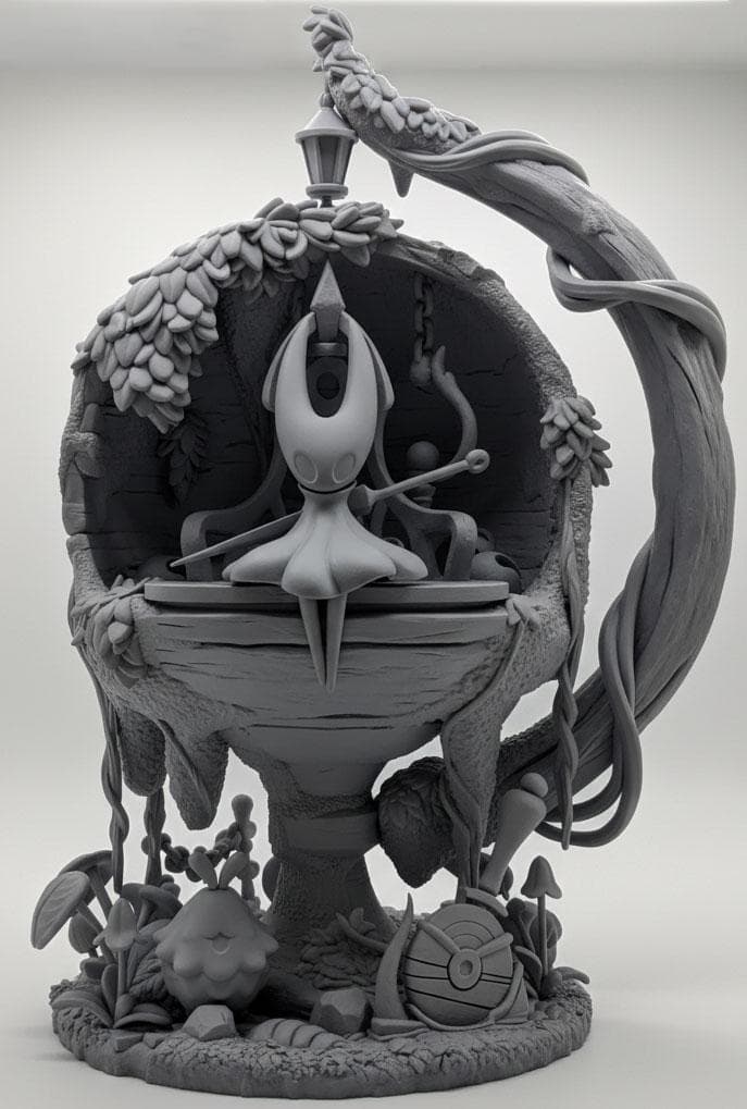 22cm Hollow Knight 未塗装未組立 フィギュア ガレージキット