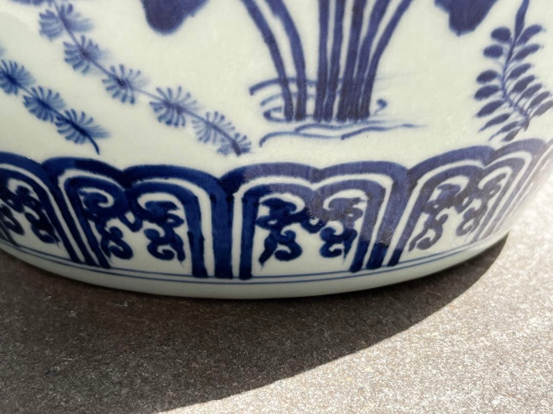 五彩魚藻紋蓋罐　景徳鎮窯　北京故宮博物院　秘蔵　監製証明書付　復刻製作