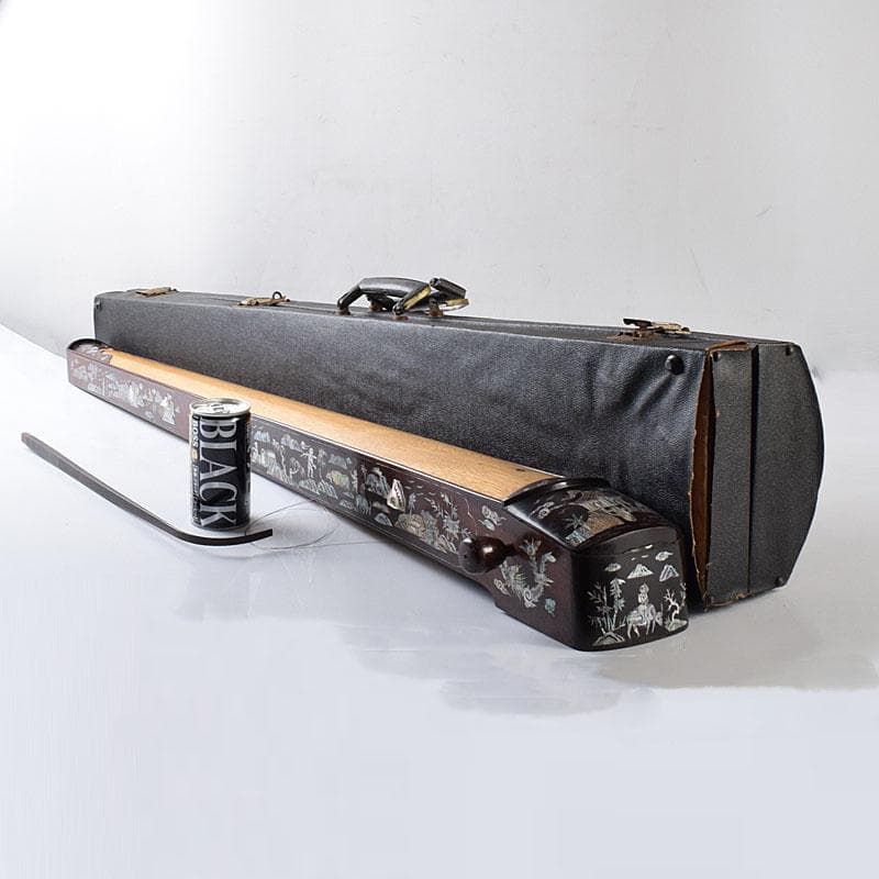 ゆうり 　螺鈿装飾　山水人物文　ダンバウ　撥弦楽器　M　R8440H