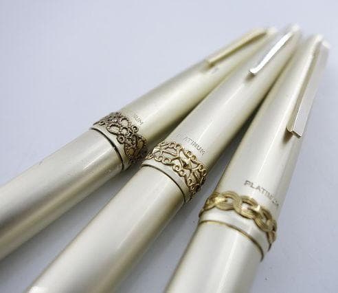 PLATINUM プラチナ 万年筆 3本まとめ売り 18K-750