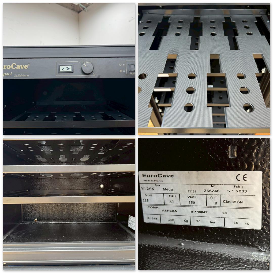 T1414☆超美品☆EuroCave　ユーロカーブ　V-256　ワインセラー
