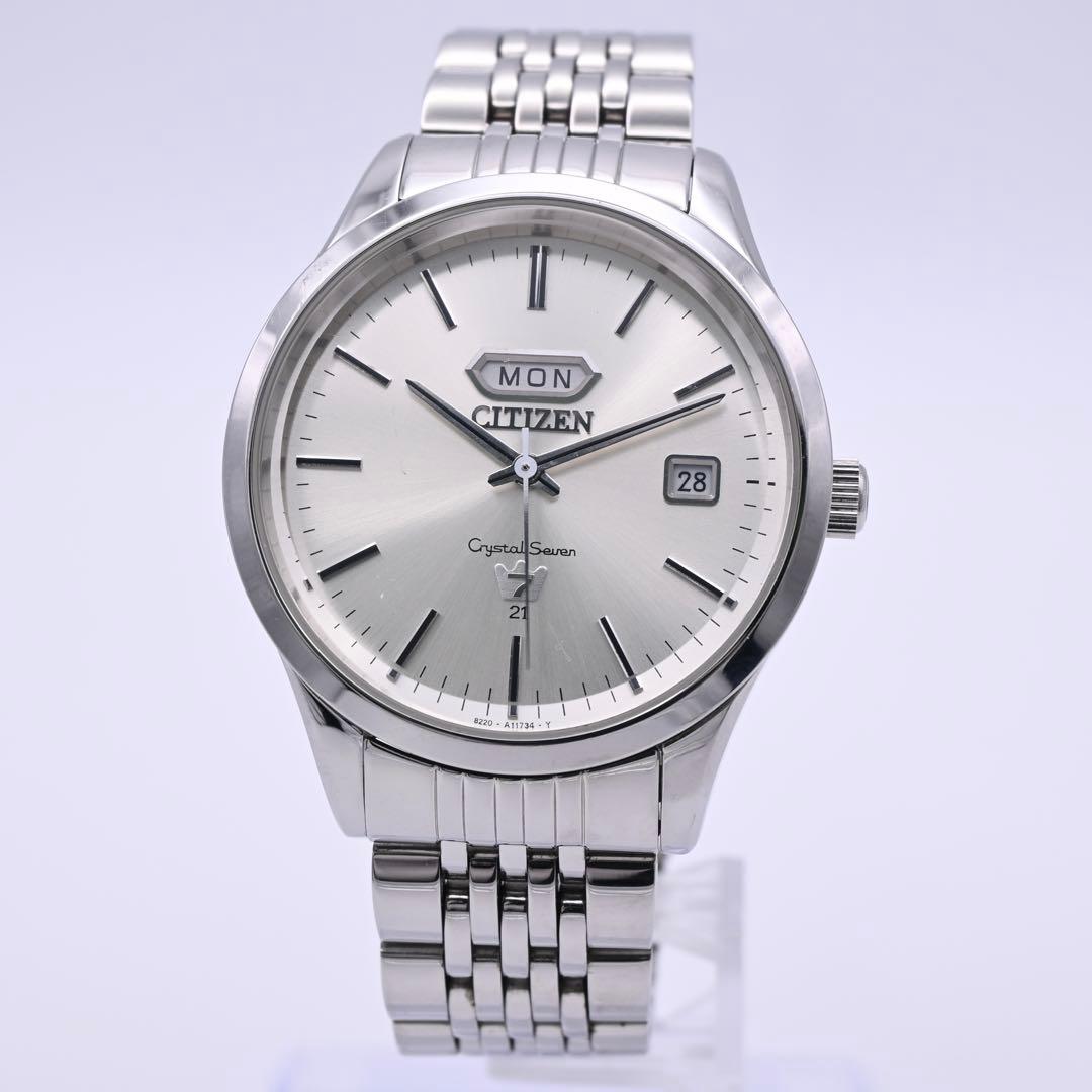 CITIZEN シチズン クリスタルセブン 8200-A05516 腕時計 稼働