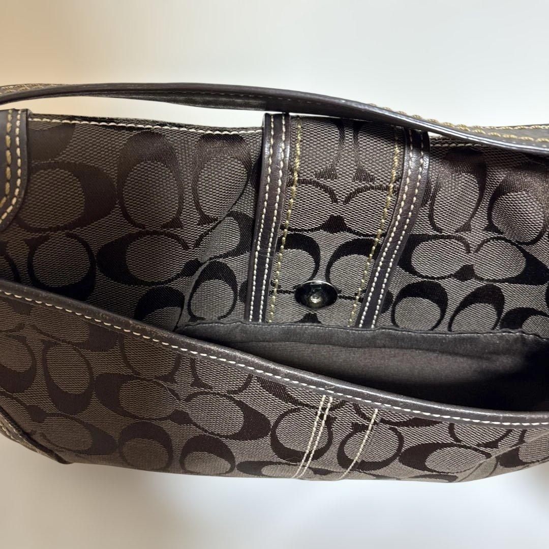 COACH コーチ シグネチャー ハーフムーン ソーホー　ワンショルダーバッグ