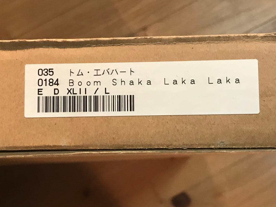 トムエバハート「Boom Shaka Laka Laka」リトグラフ作品保証書無