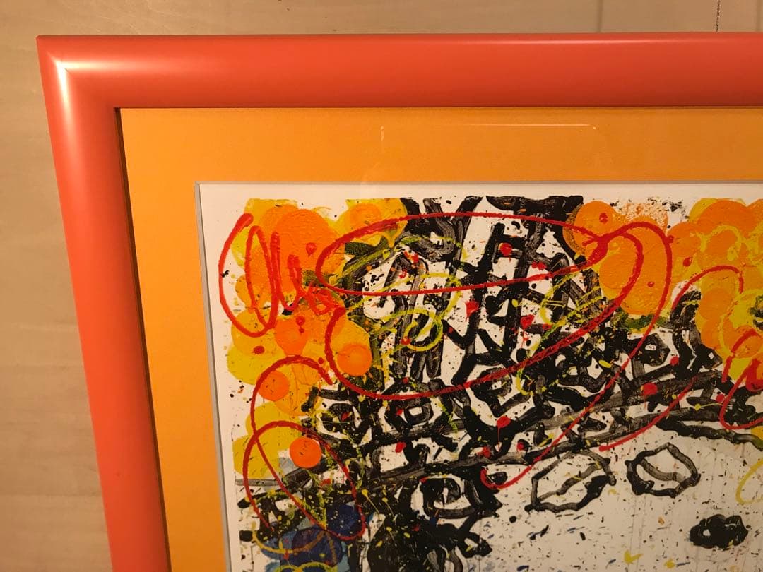 トムエバハート「Boom Shaka Laka Laka」リトグラフ作品保証書無