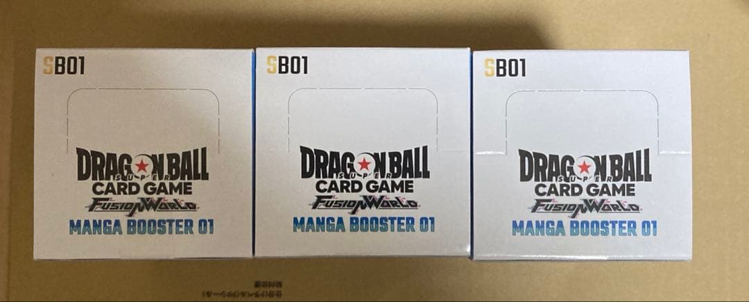 ドラゴンボール MANGA BOOSTER 3BOX テープあり