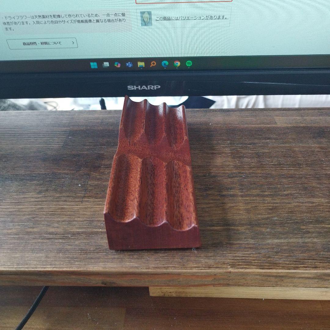 ガレンレザー マホガニー ペンレスト ロングタイプ エラー個体