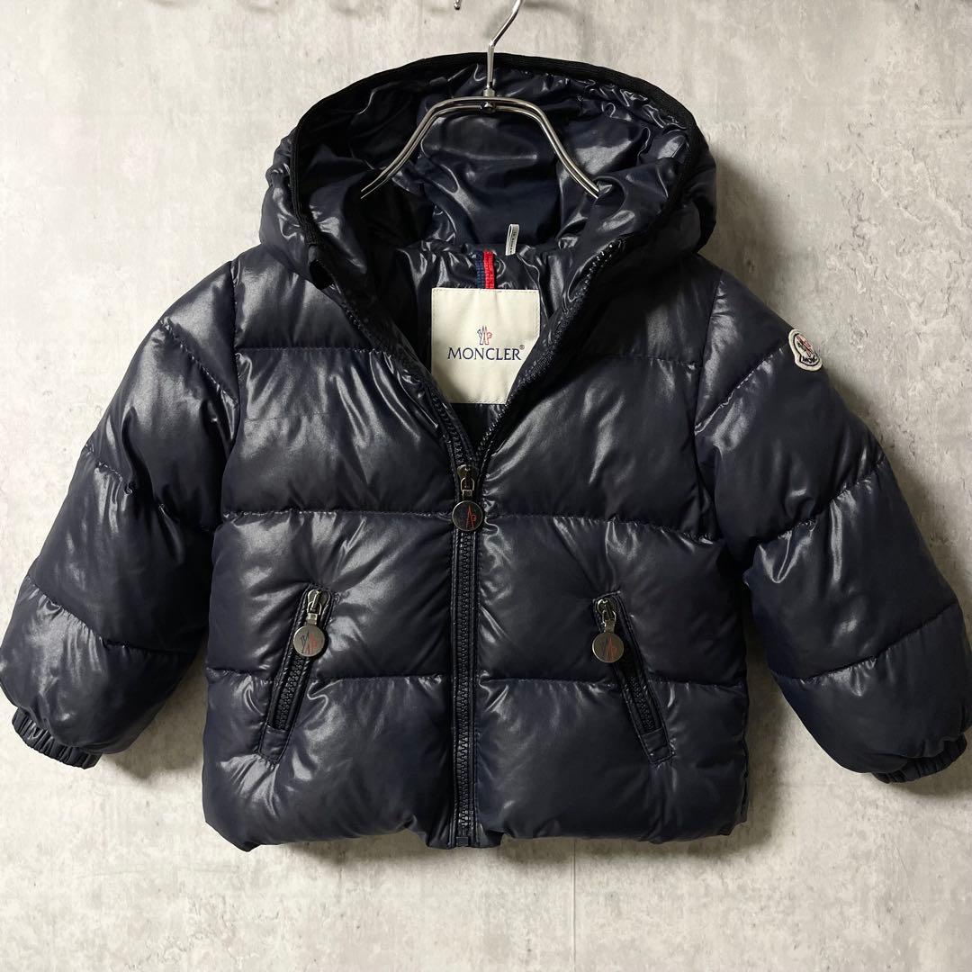 【専用】モンクレール 90cm相当 ダウンジャケット ネイビー 正規品