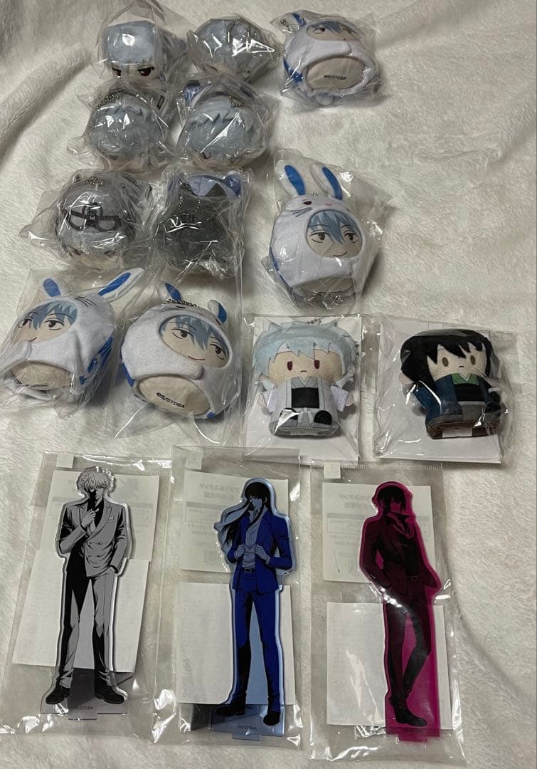 銀魂　坂田銀時＆桂小太郎＆高杉晋助　ぬいぐるみ＆アクスタセット