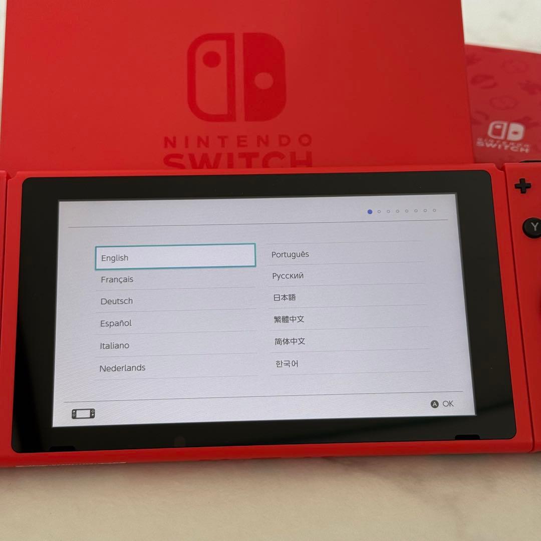 【美品】Nintendo Switch マリオレッド·ブルーセット