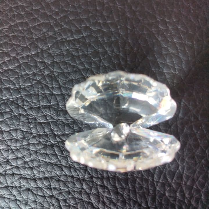 Swarovski クリスタル オープンシェル⭐︎お買い上証明書付き
