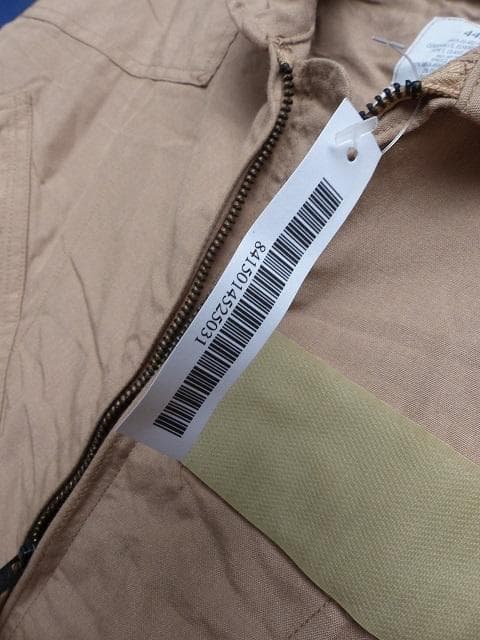 米軍実物 ＮＥＷ! ＣＷＵ－27／Ｐ　タン　４４R　Ｃ126