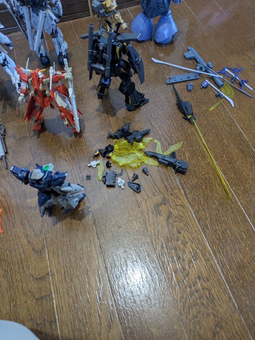 プラモデル ガンダム　ガンプラ　HG ビルド系　他ジャンク　武器　完成品