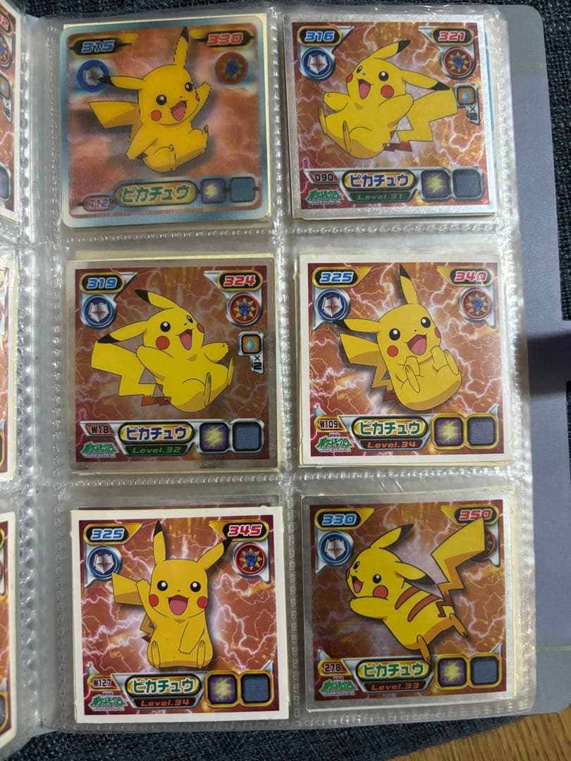 ポケモン　シール列伝　ピカチュウ　まとめ売り