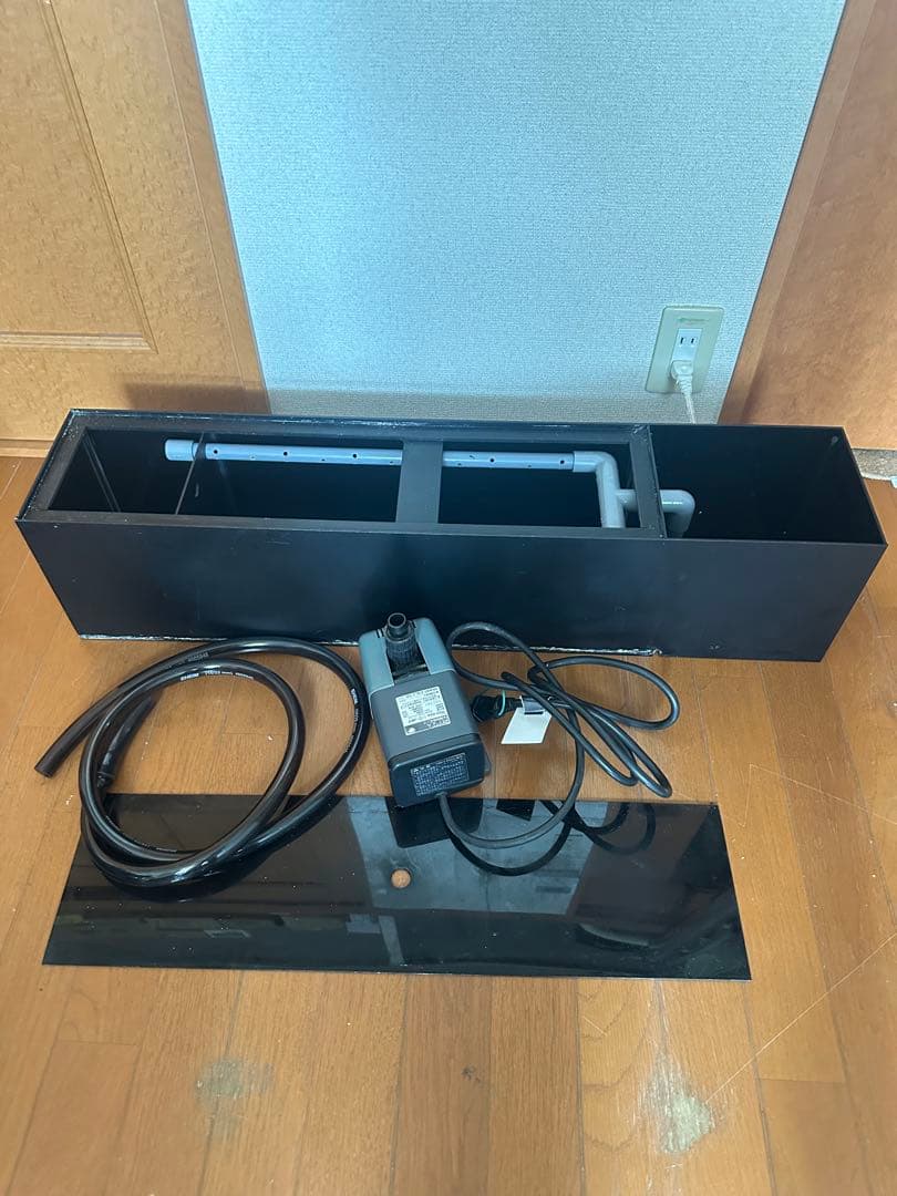 90cm上部式フィルターとレイシー水陸両用ポンプＲSD-40A