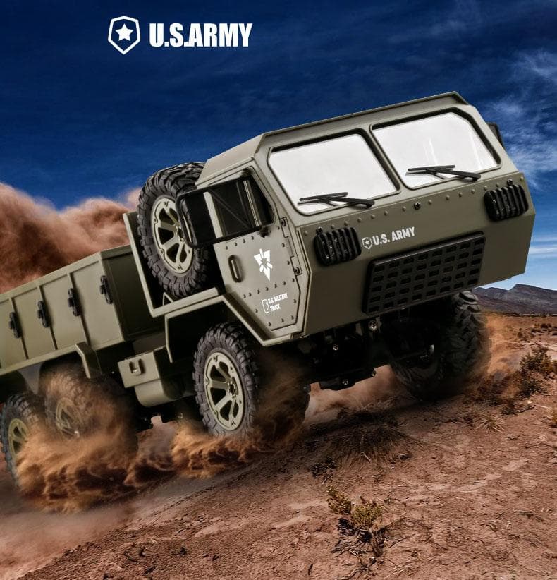 箱潰れ①巨大 48cm カメラ付 ラジコンカー ミニタリー オフロード トラック