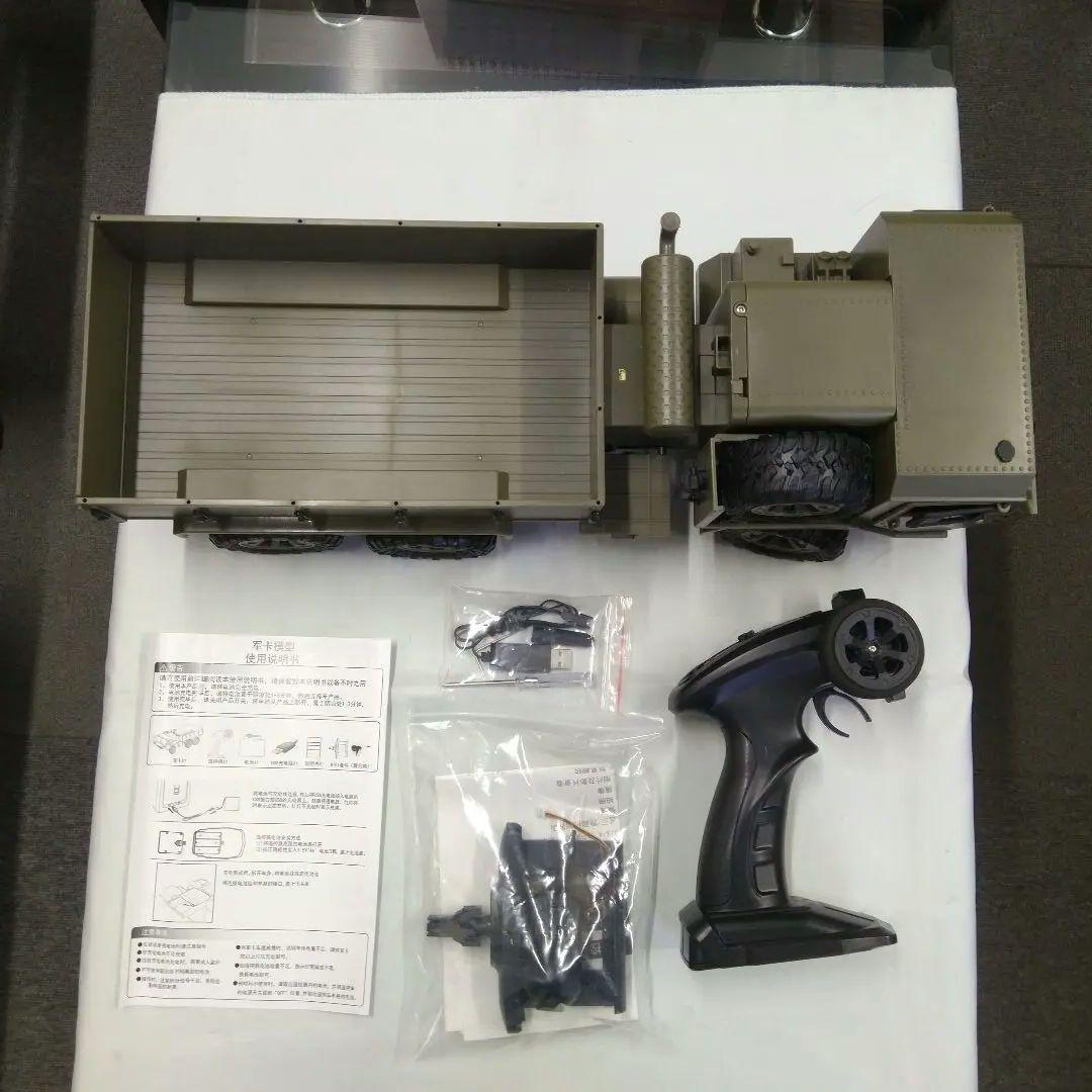 箱潰れ①巨大 48cm カメラ付 ラジコンカー ミニタリー オフロード トラック