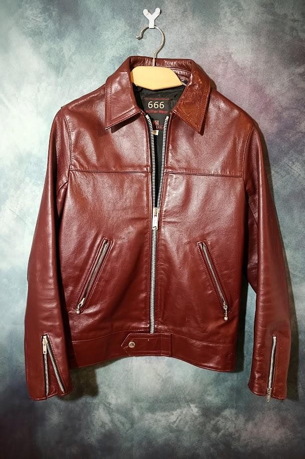 666 黒タグ シングルライダース 34