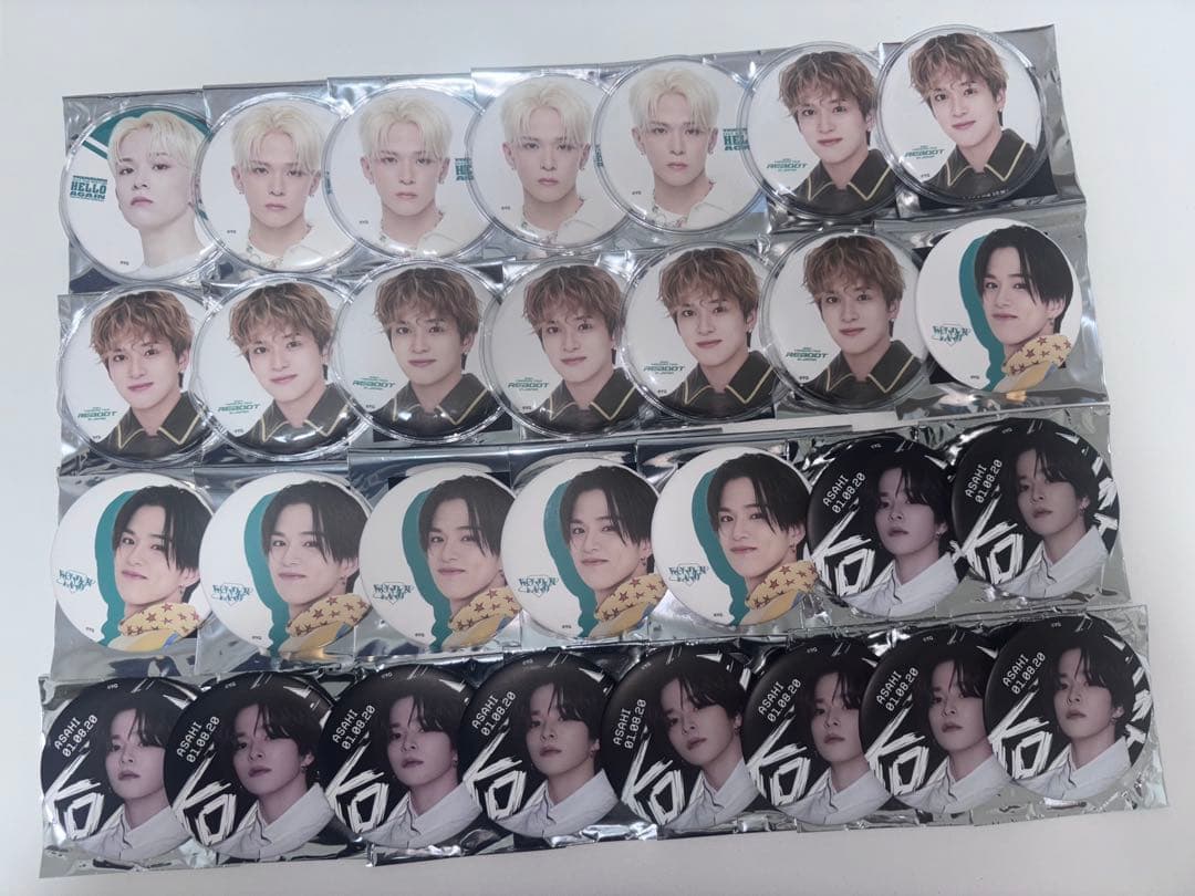 treasure アサヒ 缶バッジ まとめ売り