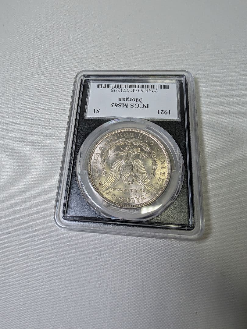 1921年 アメリカ モルガンダラー PCGS MS63 100周年ラベル