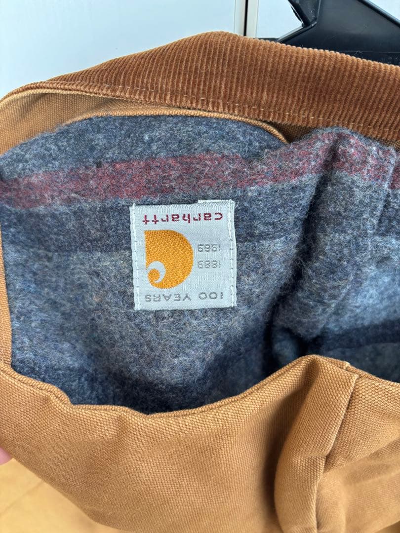 ［中澤商店］Carhartt フード付きジャケットブラウン100years