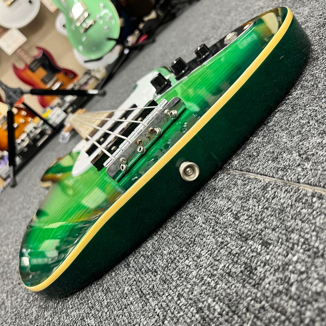 【10941】 Legend ジャズベース タイプ フレイム グリーン