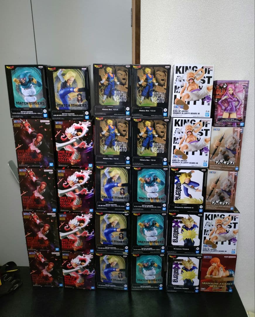ドラゴンボール、ワンピースフィギュア30点セット