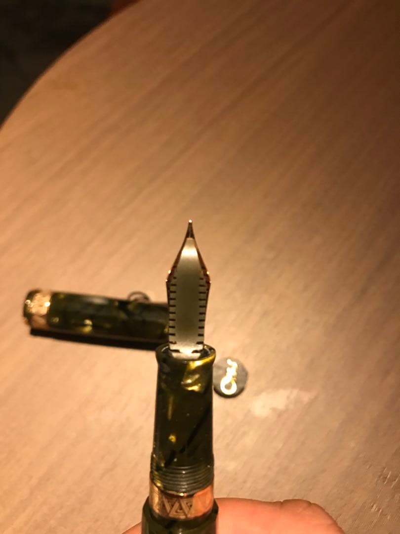 OMAS オマス 万年筆 新品17万円パラゴン シャフトグリーン ローズゴールド