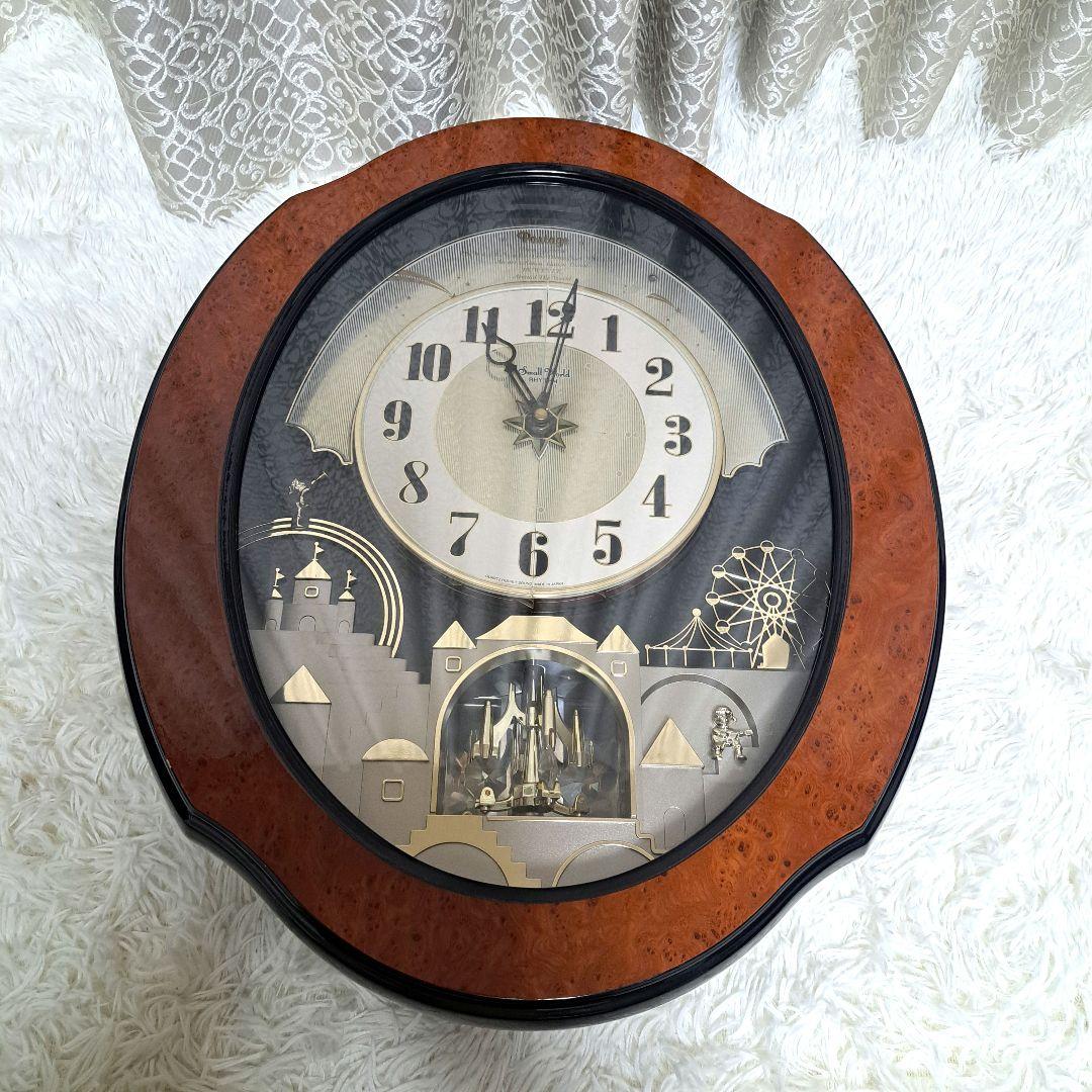 リズム時計　からくり時計　4MH752 パルタージュ　スワロフスキークリスタル