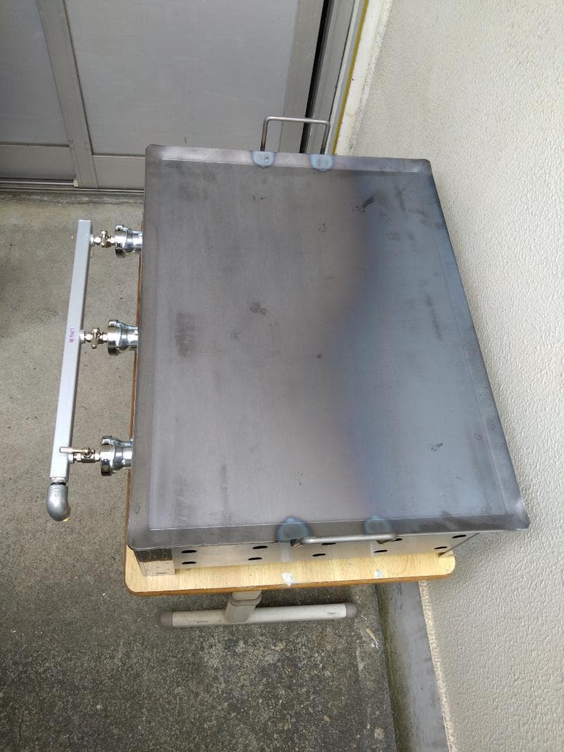 ６０cm幅 便利な取手付 未使用 鉄板焼グリラー お好み焼きそば プロパンガス祭