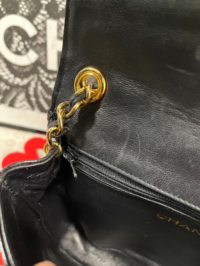 シャネル CHANEL マトラッセ チェーンショルダー ブラック G078