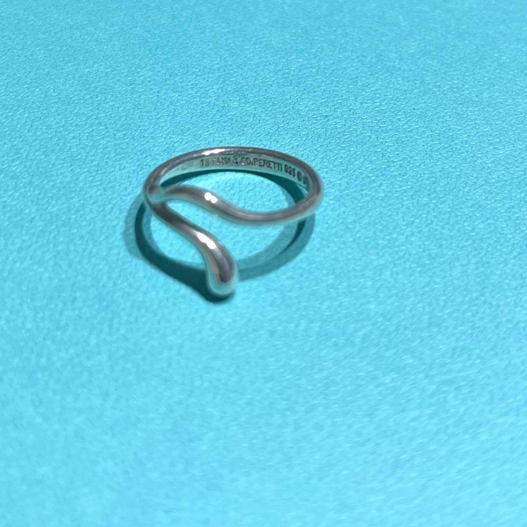 ティファニー「ティアドロップ」リング シルバー925【12〜12.5号サイズ】