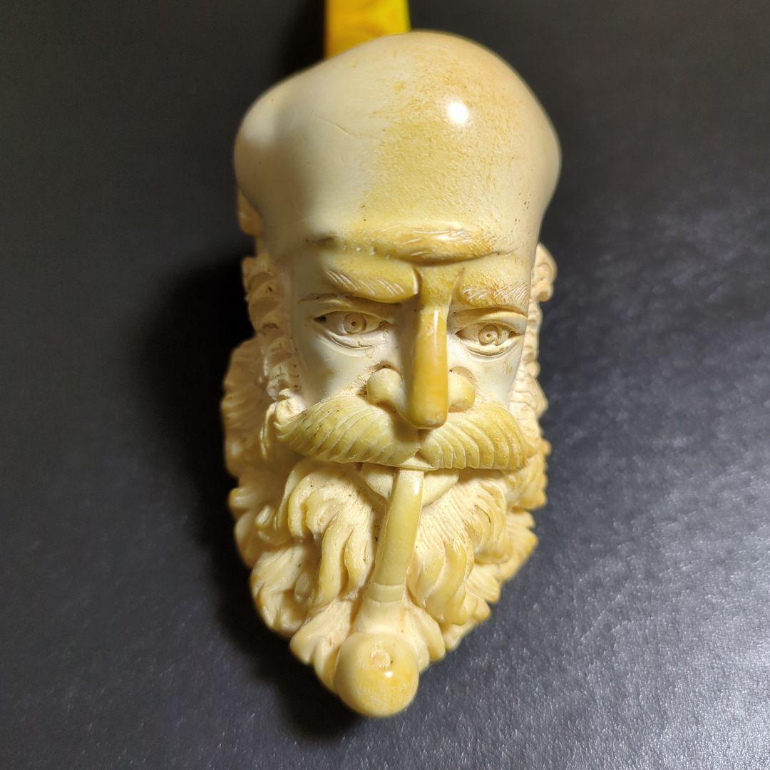 メシャムパイプ彫刻入り（used）