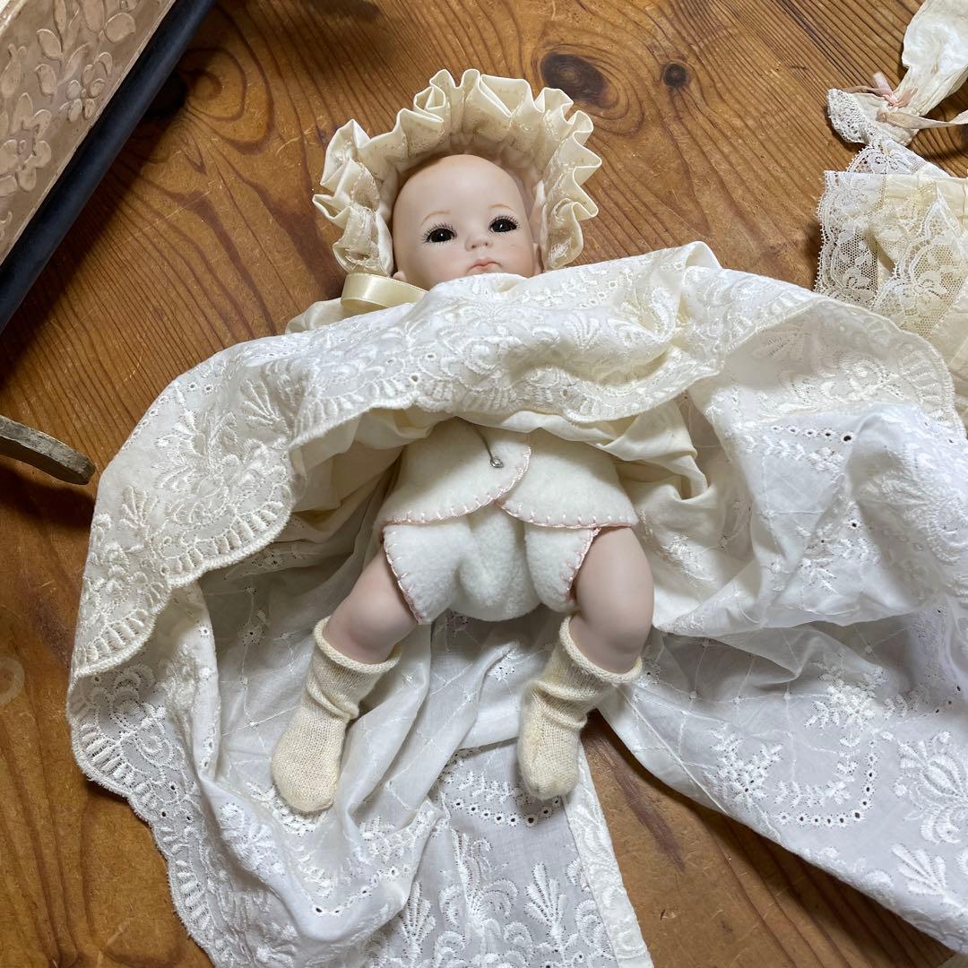 フランスアンティークベビーベッドセット