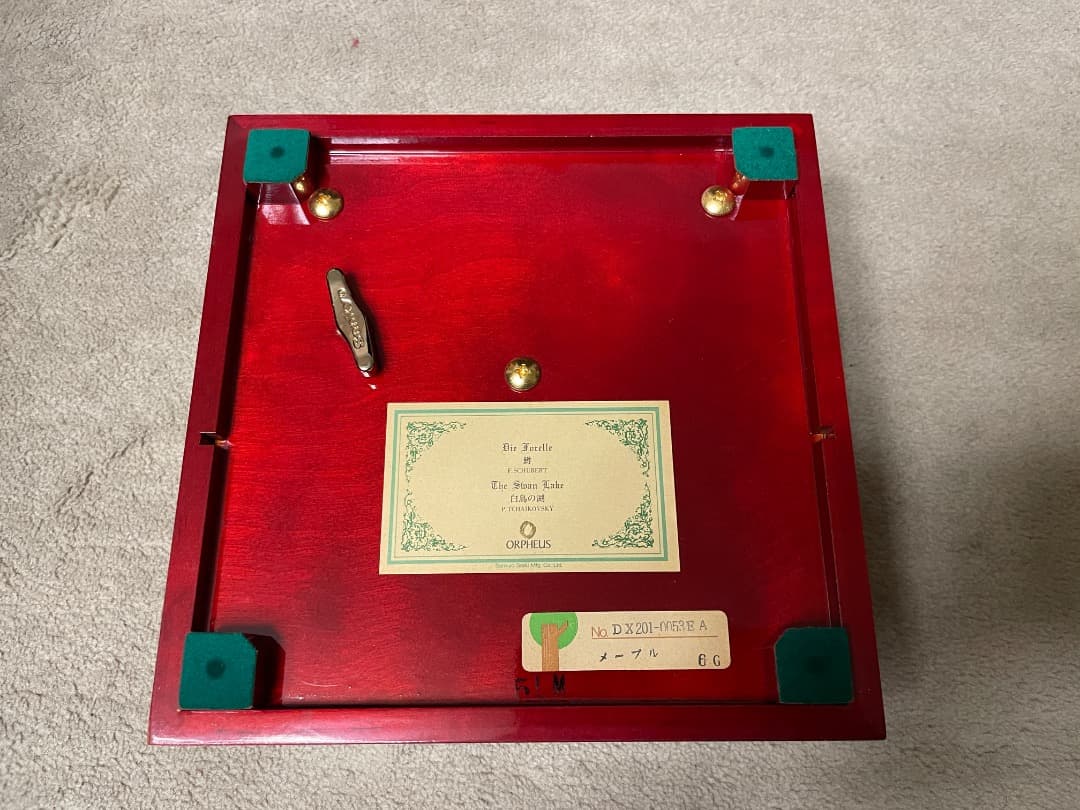Sankyo オルフェウス ORPHEUS オルゴール 50弁 象嵌 中古 美品