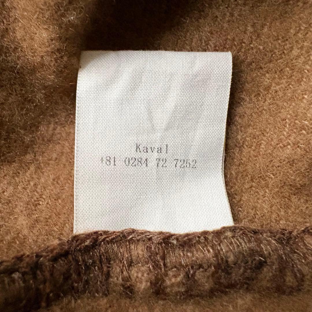 ジャケット・アウター kaval blanket stitched stand collar coat