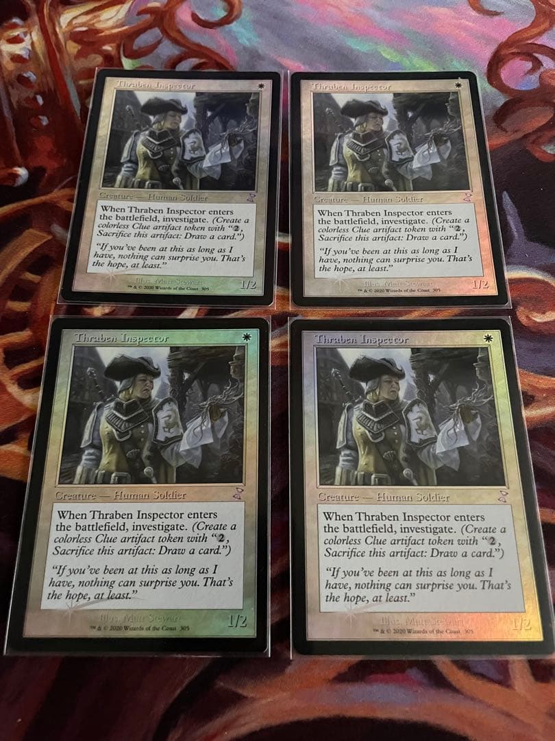 スレイベンの検査官 foil 4枚セット