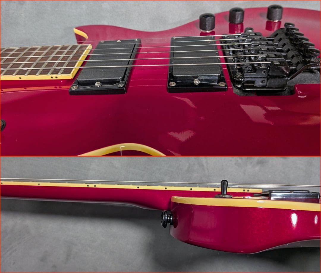 ESP GrassRoots 赤 レスポール 24F EMG89/81 フロイド