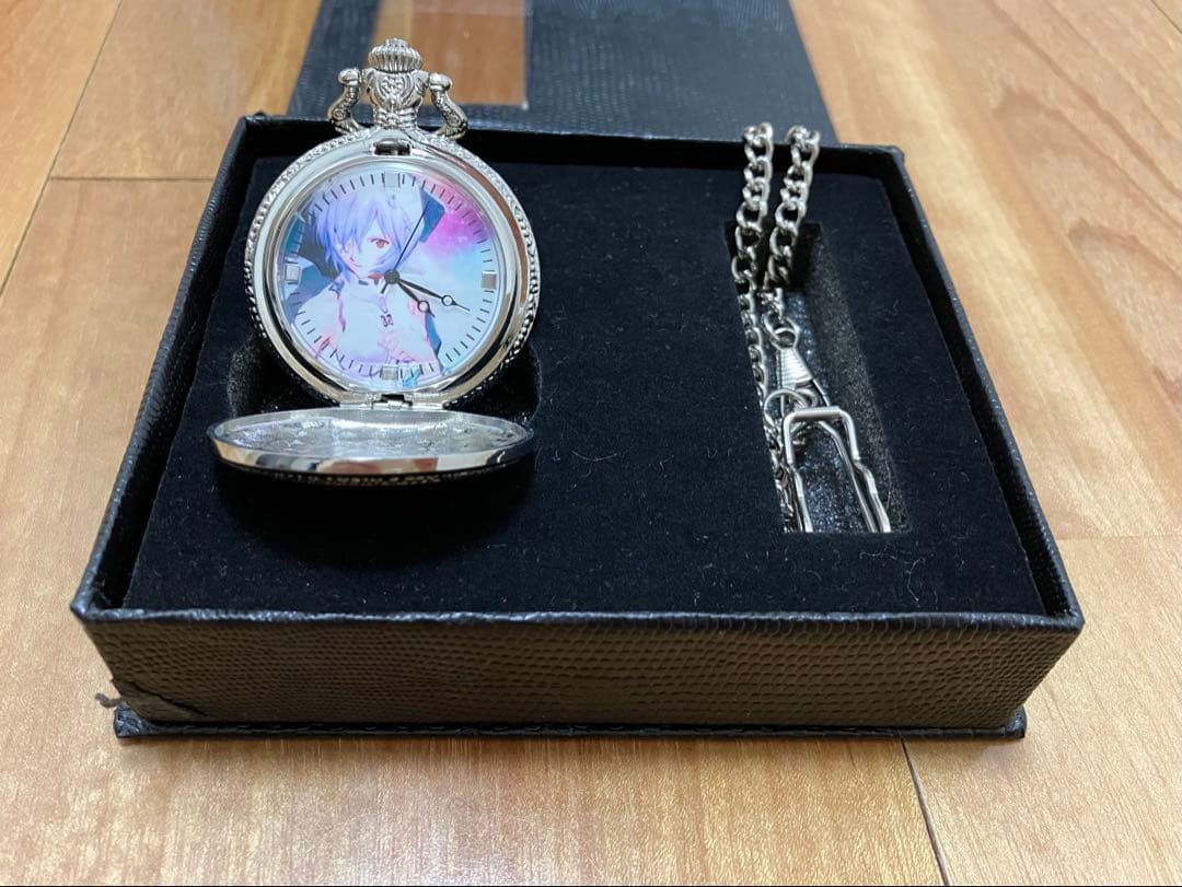 【動作確認済】新世紀エヴァンゲリオン　綾波レイ　懐中時計　NERV