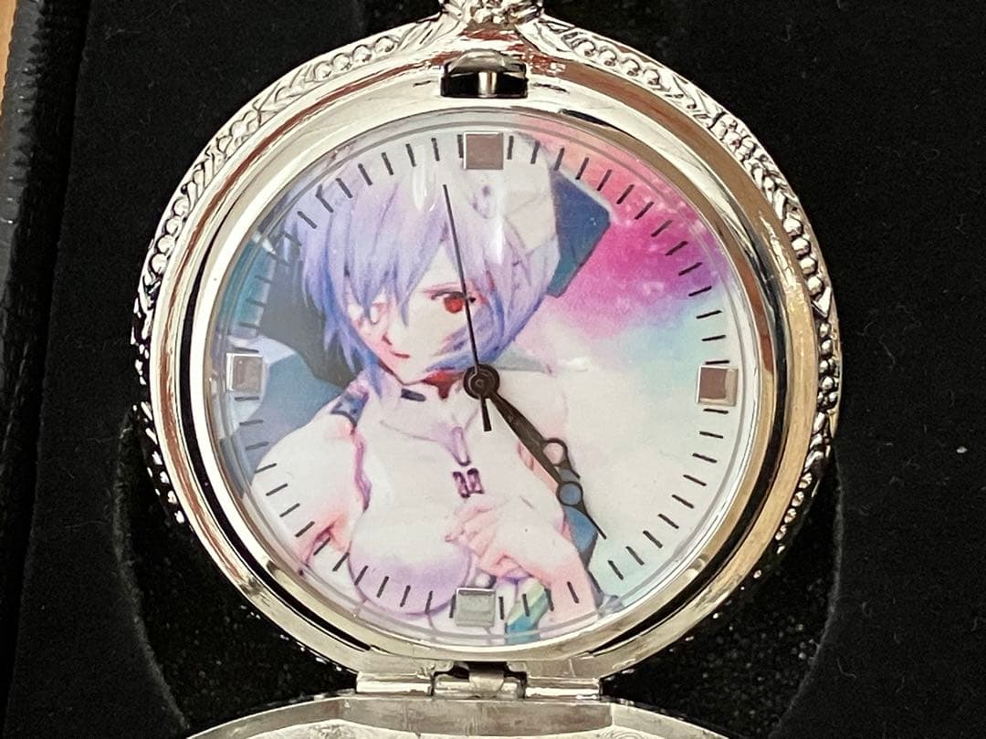 【動作確認済】新世紀エヴァンゲリオン　綾波レイ　懐中時計　NERV