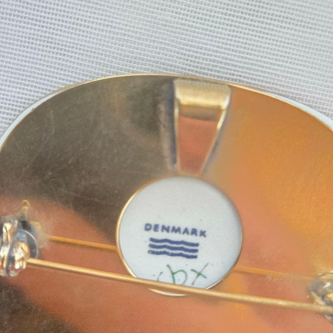 アラン　ロイヤルコペンハーゲン　フローラダニカ　ブローチ